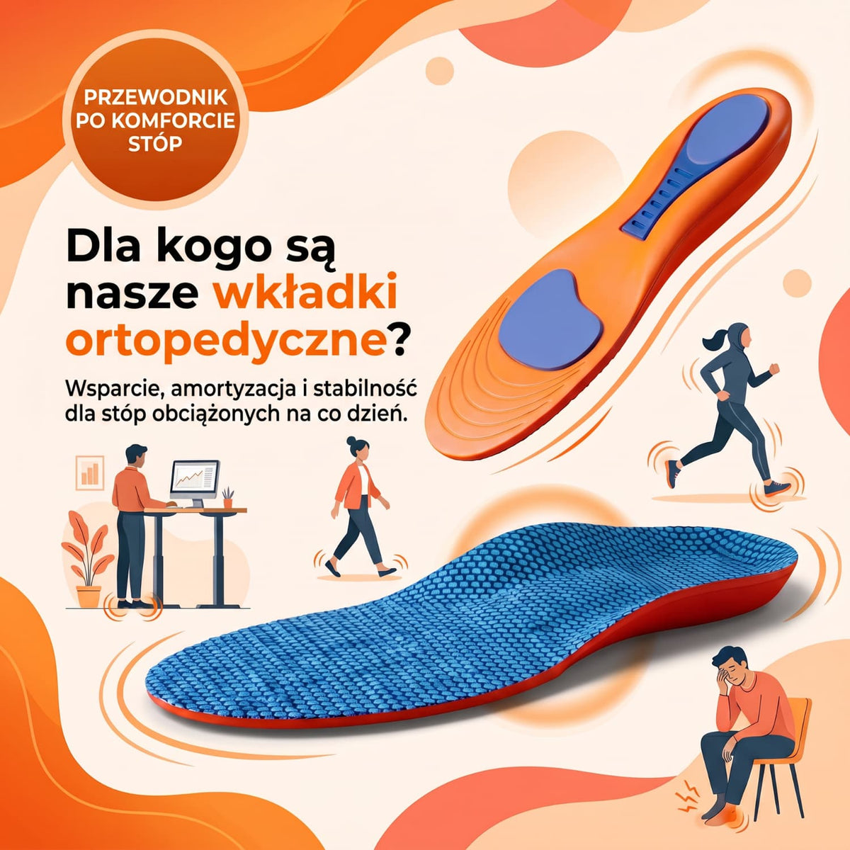 Wkładka ortopedyczna : dla kogo i jakie korzyści ?
